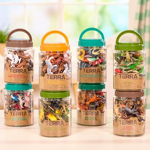 TERRA BY BATTAT Lizards Animal Tube - 60 Pcs R&A Figurines - Image 5
