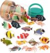 TERRA BY BATTAT Toy Tropical Fish & Crabs â€“ 60 Mini Figures