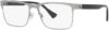 Versace VE1285 1001 Gunmetal Rectangle Eyeglasses