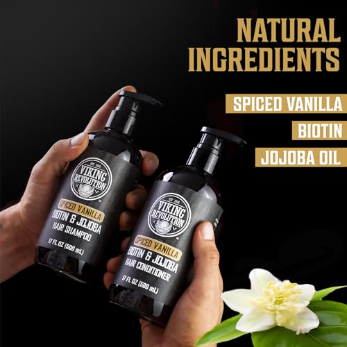 Viking Revolution Spiced Vanilla Men's Shampoo and Conditioner Set - Image 4