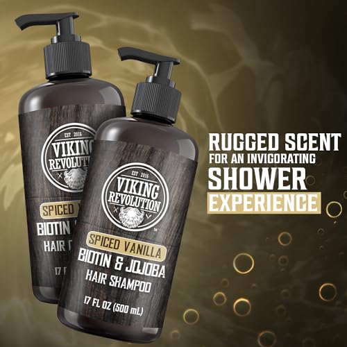 Viking Revolution Spiced Vanilla Men's Shampoo and Conditioner Set - Image 5