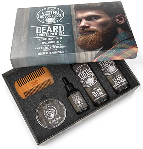 Viking Revolution Ultimate Beard Care Conditioner Kit - Contains Beard Wash & Conditioner, Beard Oil, Beard Balm and Beard - Image 2