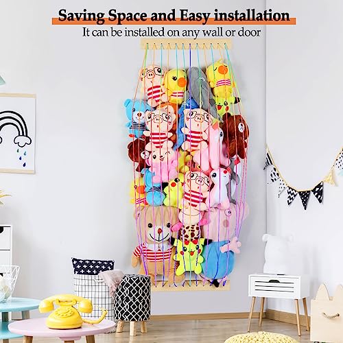 VOMELON Stuffed Animal Storage Organizer for Kids Room - Image 4
