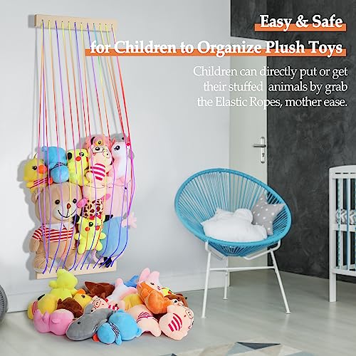 VOMELON Stuffed Animal Storage Organizer for Kids Room - Image 5