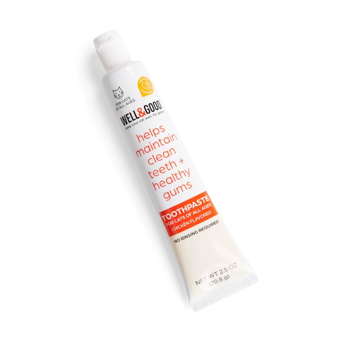 Well & Good Cat Dental Health Kit, Chicken Toothpaste, 2.5 oz - Image 4