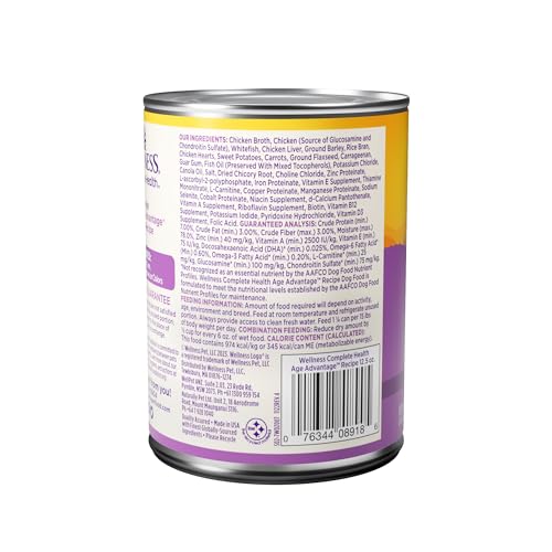 Wellness Complete Health Senior Chicken & Sweet Potato, 12.5-Ounce (Pack of 12) - Image 2