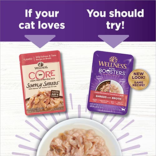 Wellness Flaked Salmon & Tuna Recipe, 1.75oz Pouches (Pack of 12) - Image 3