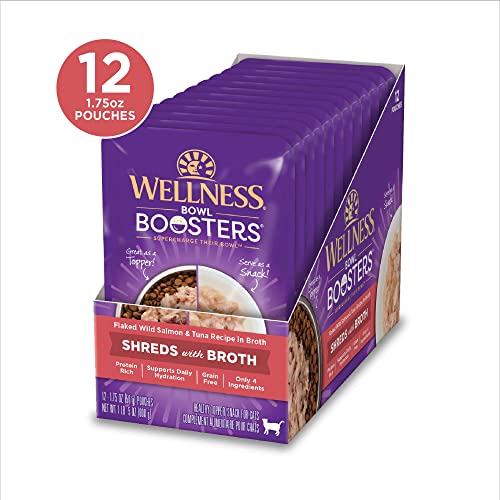 Wellness Flaked Salmon & Tuna Recipe, 1.75oz Pouches (Pack of 12) - Image 2