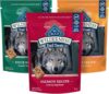 Blue Buffalo Wilderness Trail Treats Crunchy Dog Biscuits Variety Pack, Duck, Turkey & Salmon, #123ABC