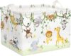 Clastyle Woodland Animal Baby Basket Organizer