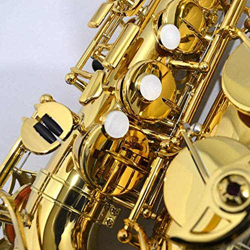 YAMAHA Intermediate Eb Alto Saxophone, Gold Finish - Image 4