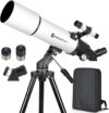 EACONN 80mm Aperture 600mm Refractor Telescope