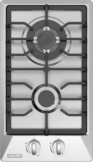 Empava 12″ Gas Stove Cooktop With 2 Burners