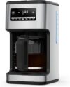 COWSAR 14-Cup Programmable Coffee Maker, Stainless Steel