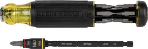 Klein Tools 14-in-1 Adjustable Screwdriver With Flip Socket