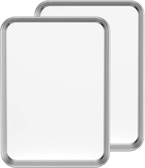 Bastwe 18 Inch Stainless Steel Baking Pan Set