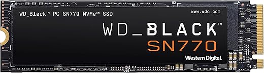 Western Digital 1TB SN770 NVMe Gaming SSD - WDS100T3X0E