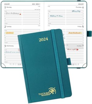 POPRUN 2024 Planner Pocket Size – Pacific Green