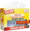 Glad 240 Count Clear Assorted Cutlery