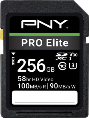 PNY 256GB PRO Elite SDXC Flash Card