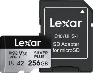 Lexar 256GB Professional Silver Plus microSDXC