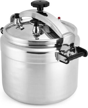 Fulgutonit 26 Quart Aluminum Pressure Cooker With Clamp Bar
