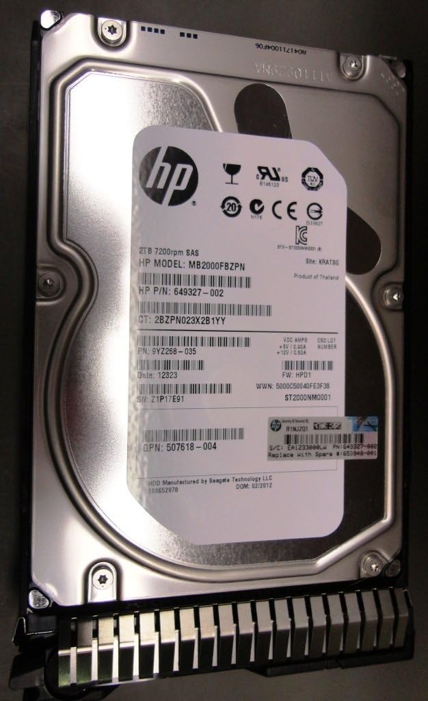 HP 2TB Hot-Plug Dual-Port SAS Drive