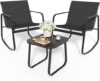 YITAHOME 3 Piece Patio Furniture Set With Rocking Chairs