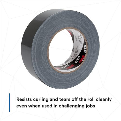 3M DT8 Industrial Strength Black Duct Tape - Image 4