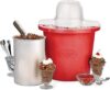 Nostalgia 4-Quart Electric Ice Cream Maker, Red