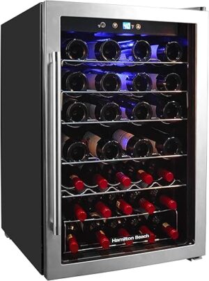 Hamilton Beach 43-Bottle Wine Cooler Fridge Cellar