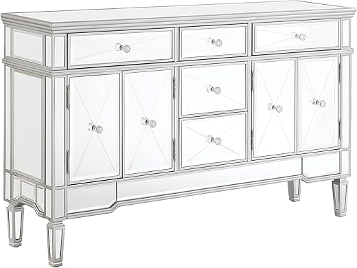 Coaster Home Furnishings 5-Drawer Accent Cabinet Silver