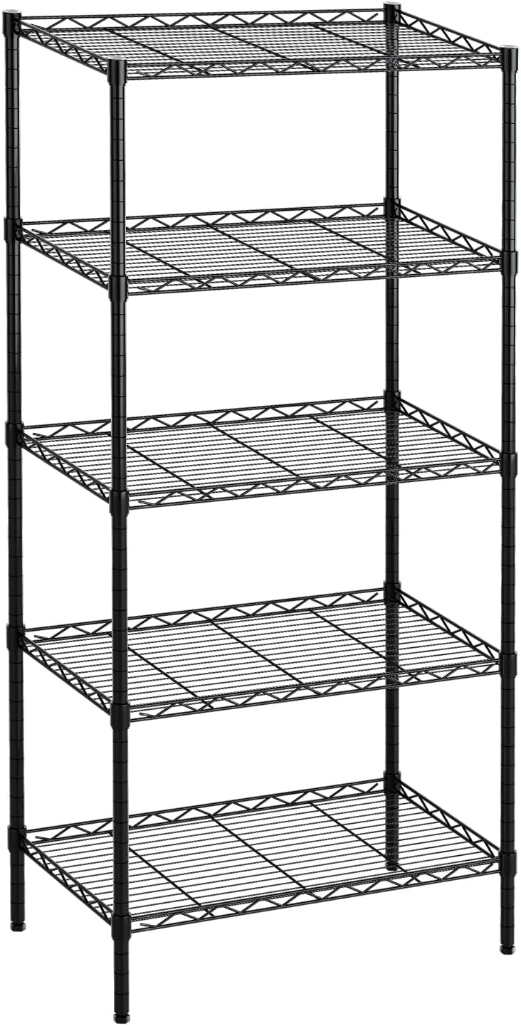 Txxplv 5-Tier Adjustable Metal Storage Shelves