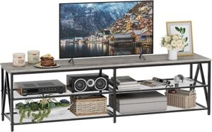 Katrawu 70″ Industrial Style TV Stand Console