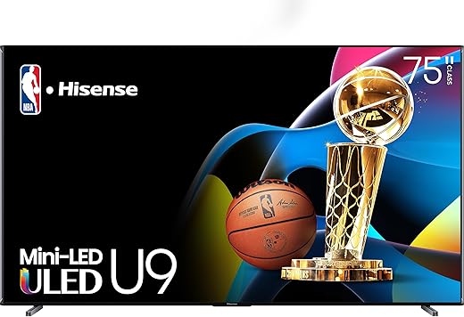 Hisense 75-Inch U9 Series 4K UHD TV (75U9N)