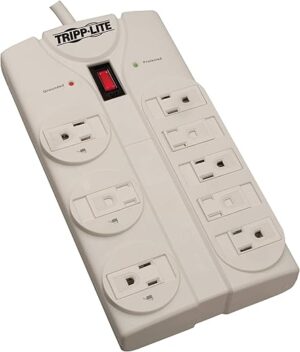 Tripp Lite 8 Outlet Surge Protector, 25ft Cord (TLP825)