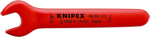KNIPEX 98 00 1/2" Insulated Open-End Wrench