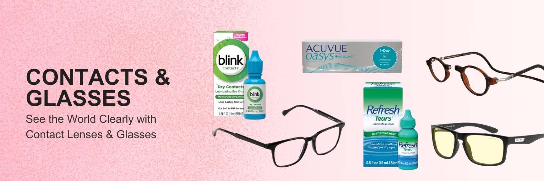 Contacts & Glasses products