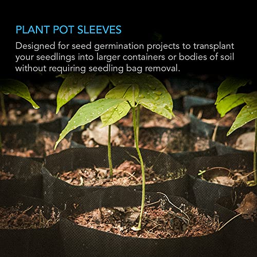 AC Infinity Nursery Bags 1/2 Gallon, 50-Pack Biodegradable Plant Pots - Image 2