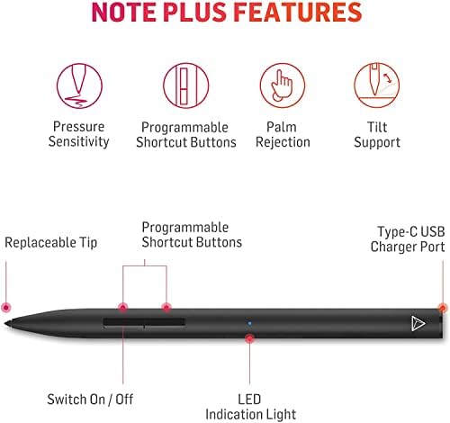 adonit Note+ Digital Pencil With Palm Rejection - Image 2