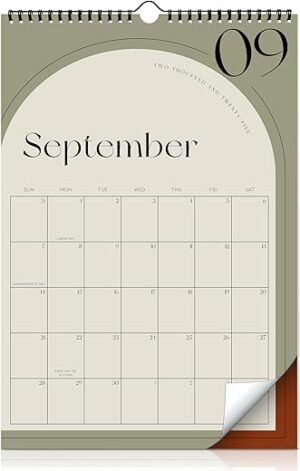 ZICOTO Aesthetic 2024-2025 Wall Calendar Planner