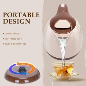 Aigostar Small Electric Kettle, 1L Portable Boiler