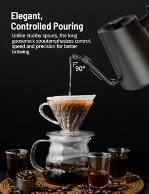 airyoyo Gooseneck Electric Kettle With Variable Presets