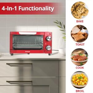 Aiwa 4-Slice Toaster Oven With Timer