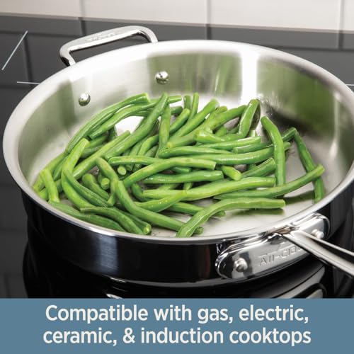 All-Clad D3 3-Ply Stainless Steel Fry Pan - Image 3