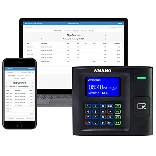 AMANO Proximity Time Clock RFID Card Reader - Image 4