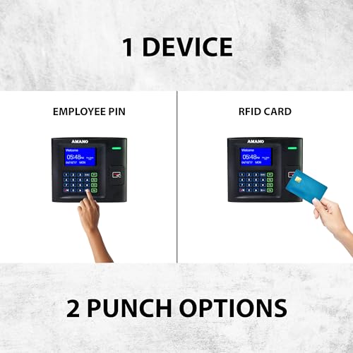 AMANO Proximity Time Clock RFID Card Reader - Image 2