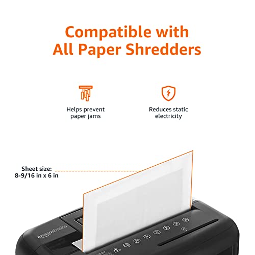 Amazon Basics Micro Cut Shredder Lubricant Sheets - Image 3