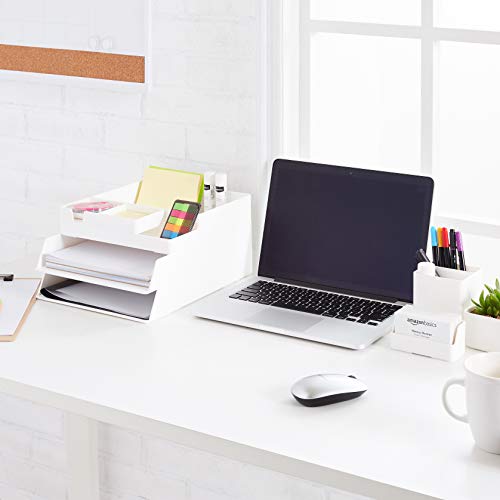 Amazon Basics Plastic Desk Organizer - Pen Cup - Image 5