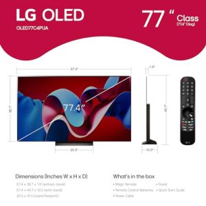 LG 77-Inch OLED C4 Series Smart TV
